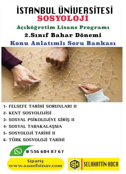 Sosyoloji 2.Sınıf Konu Anlatımlı Soru Bankası