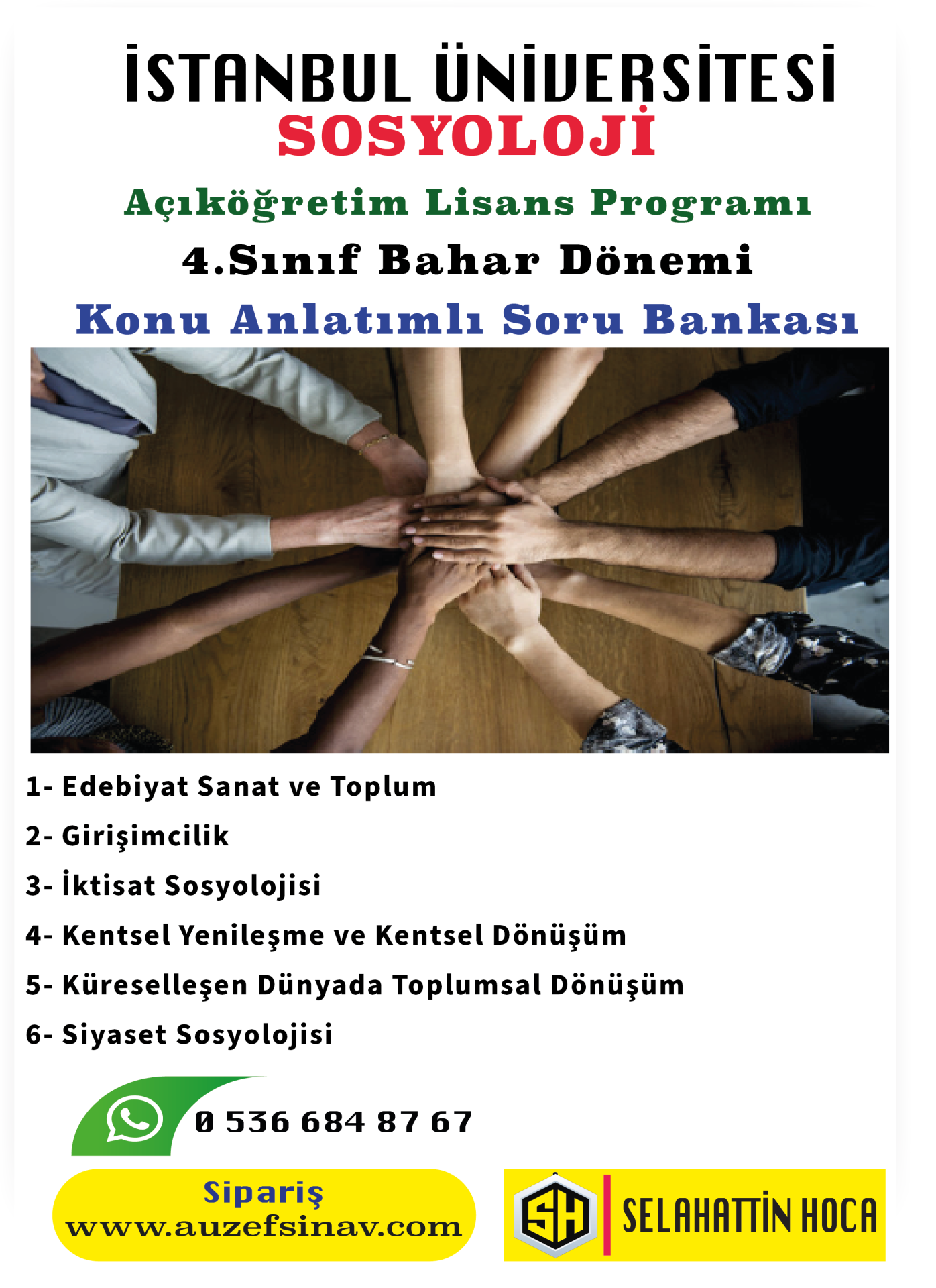 Sosyoloji 4.Sınıf Konu Anlatımlı Soru Bankası