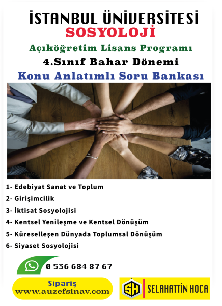 Sosyoloji 4.Sınıf Konu Anlatımlı Soru Bankası