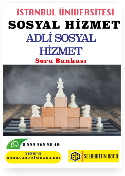 Adli Sosyal Hizmet Soru Bankası