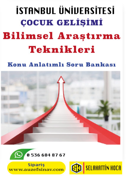 Bilimsel Araştırma Teknikleri Konu Anlatımlı - Çocuk Gelişimi