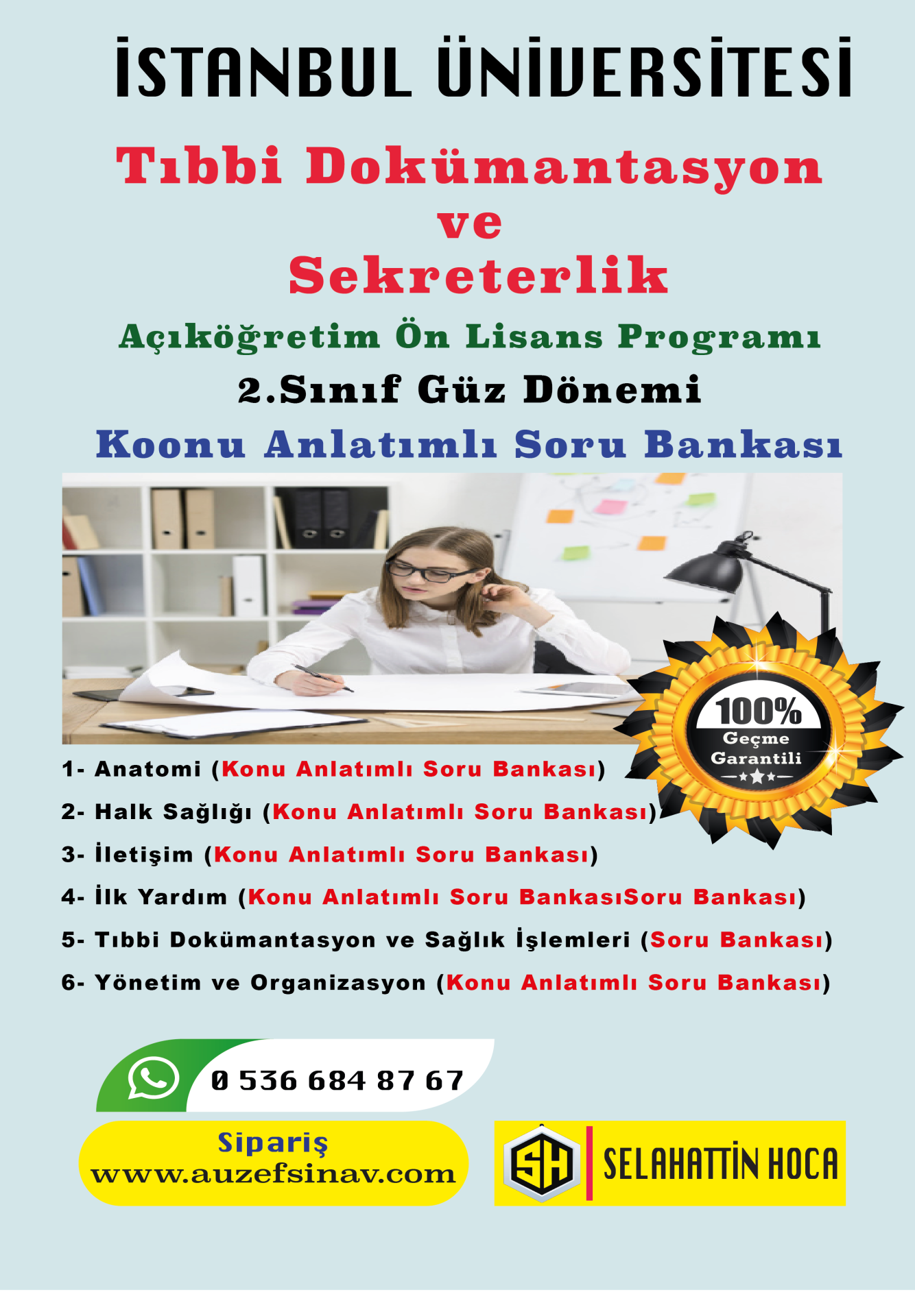 Tıbbi Dokümantasyon 2.Sınıf Konu Anlatımlı Soru Bankası