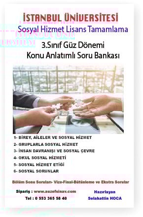 Sosyal Hizmet | Açıköğretim Lisans Tamamlama Programı 3.Sınıf Konu  Anlatımlı Soru Bankası