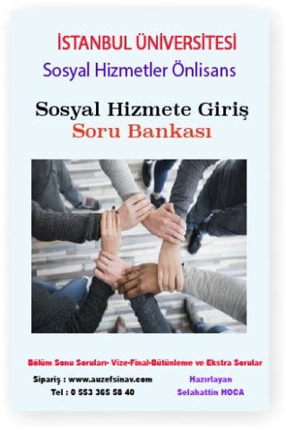 Sosyal Hizmete Giriş Soru Bankası