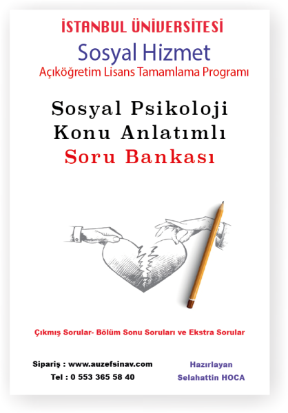 Sosyal Psikoloji Konu Anlatımlı Soru  Bankası
