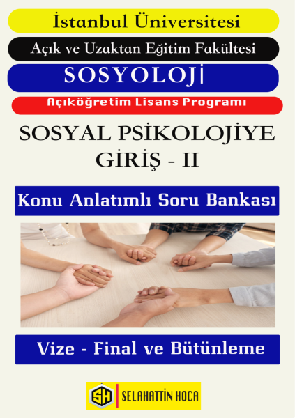 Sosyal Psikolojiye giris 2 Konu Anlatımlı Soru Bankası