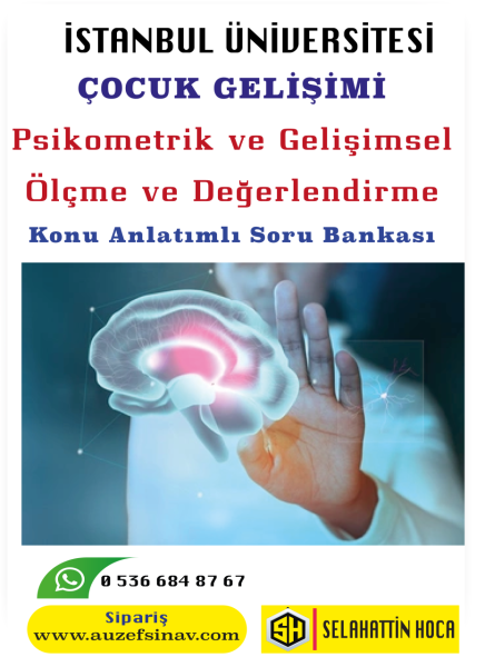 Psikometrik ve Gelişimsel Ölçme ve Değerlendirme Konu Anlatımlı Soru Bankası