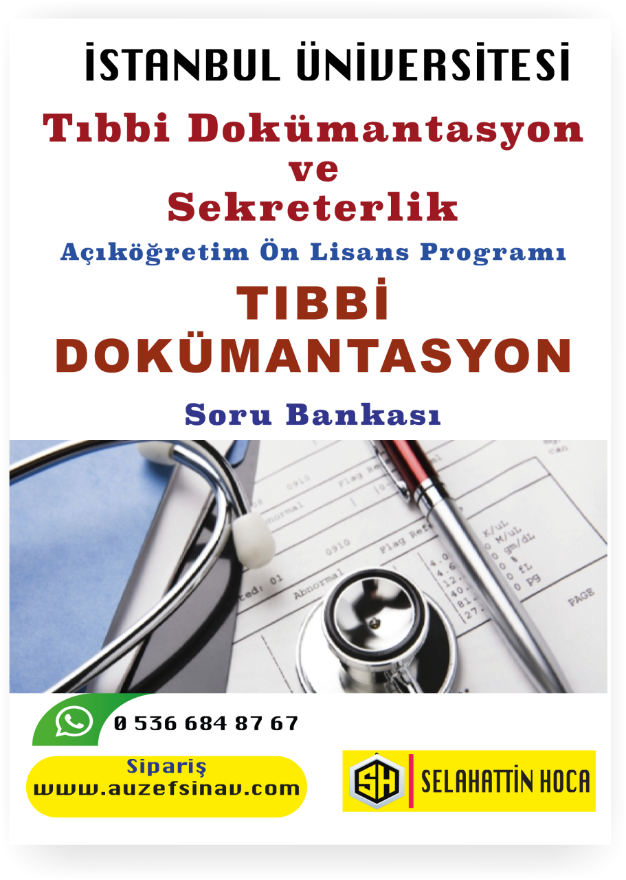 Tıbbi Dokümantasyon Soru Bankası - TDS