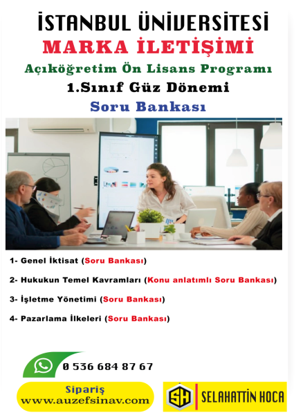 Marka İletişimi 1.Sınıf Soru Bankası