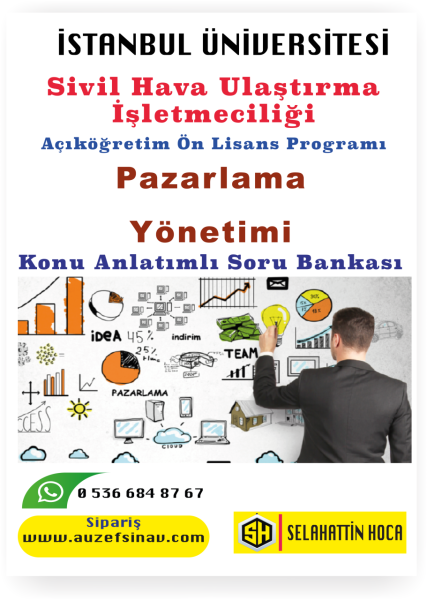 Pazarlama Yönetimi Soru Bankası