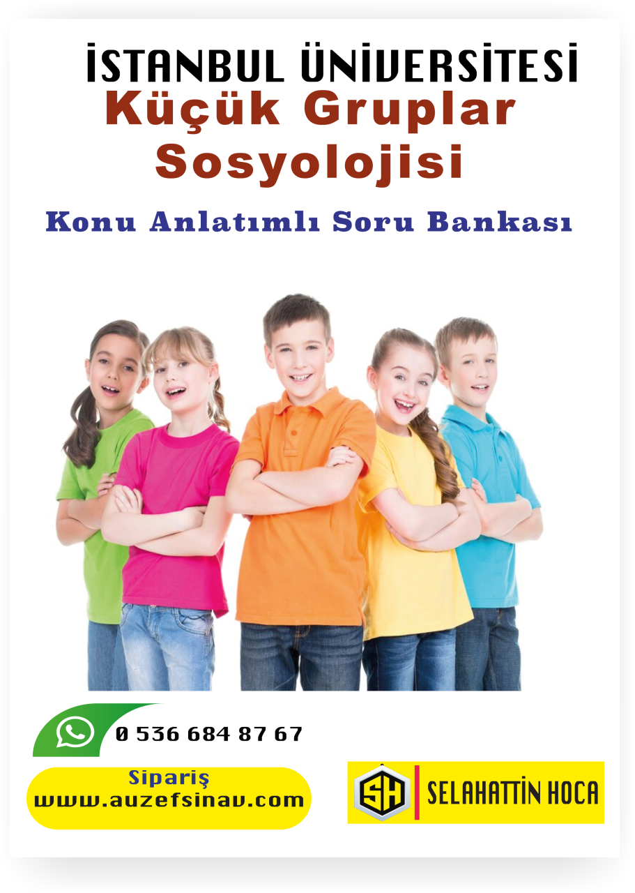 Küçük Gruplar Sosyolojisi Konu Anlatımlı Soru Bankası