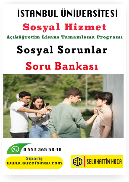 Sosyal Sorunlar Soru Bankası