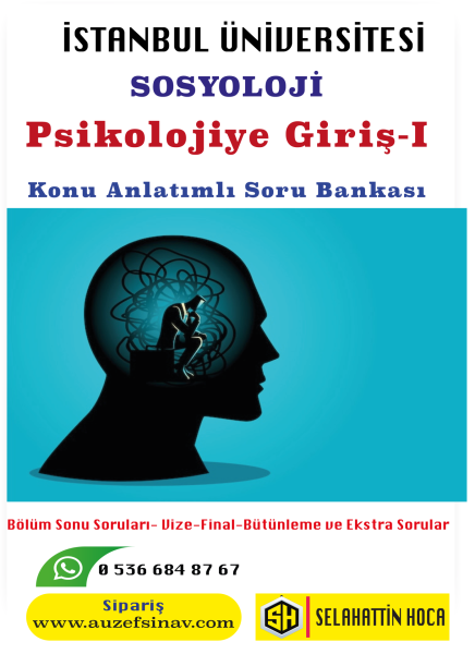 Psikolojiye Giriş-1 (Sosyoloji)