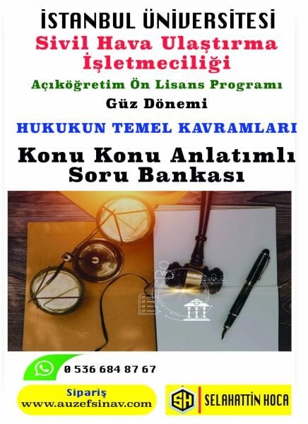 Hukukun Temel Kavramları Konu Anlatımlı Soru Bankası