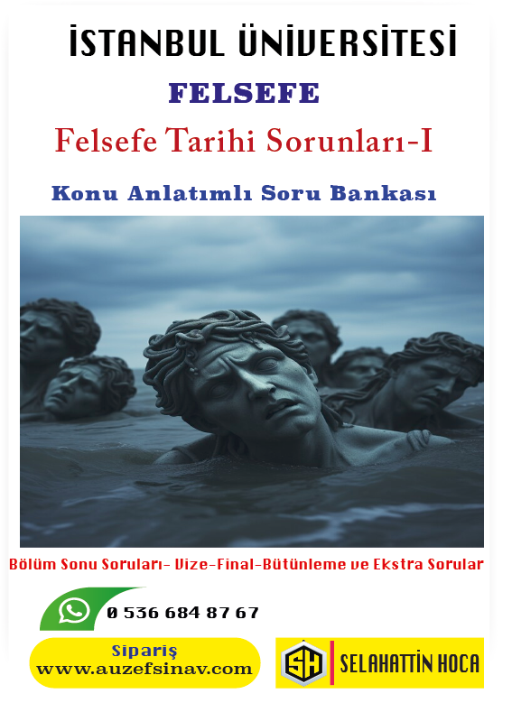 Felsefe Tarihi Sorunları - 1 (Felsefe)
