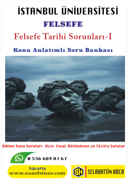 Felsefe Tarihi Sorunları - 1 (Felsefe)