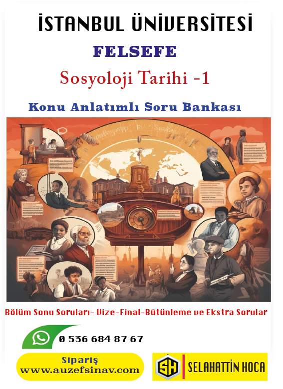 Sosyoloji Tarihi -1 (Felsefe)