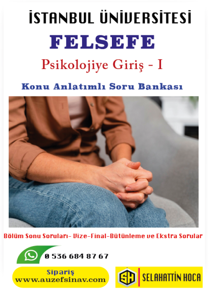 Psikolojiye Giriş - I (Felsefe)