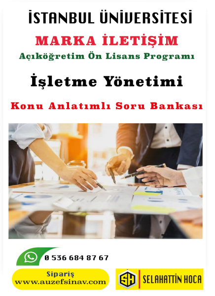 İşletme Yönetimi Konu Anlatımlı Soru Bankası- Marka İletişim