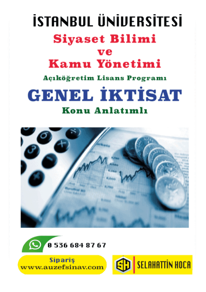 Genel İktisat - SBVKY